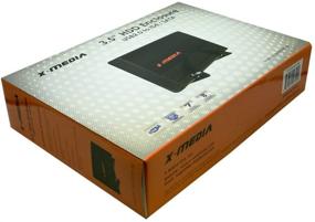img 1 attached to 💾 X-MEDIA XM-EN3400-BK: Efficient USB 2.0 IDE SATA Aluminum HDD External Enclosure
