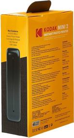 img 3 attached to Принтер для мобильной печати Kodak HD Wireless Portable Mobile Instant - печать фотографий из социальных сетей 📸 с высоким качеством цветной печати. Совместим с устройствами iOS и Android (Чёрный)