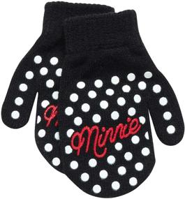 img 2 attached to Детские перчатки или варежки из комплекта Дисней для девочек с Минни Маус и Вампирина (малышки/девочки)