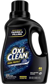 img 4 attached to 👕 Revitalize Your Dark Clothes with OxiClean Dark Protect Liquid Laundry Additive - 50 oz.