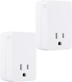 img 4 attached to 💡 GE UltraPro Surge Protector 2-Pack with Audible Alarm & Outlet Extender - White, 1080 Joules, End of Service Alarm, Warranty