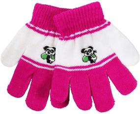 img 1 attached to Winter Knitted Magic Stretch Gloves for Kids - Falari Wholesale School Gifts