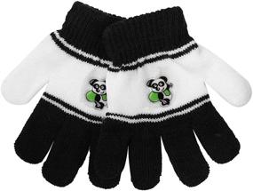 img 3 attached to Winter Knitted Magic Stretch Gloves for Kids - Falari Wholesale School Gifts