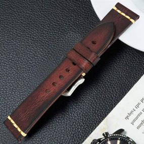 img 2 attached to 👩 18mm Genuine Handmade Strap Selection for Women's Watches