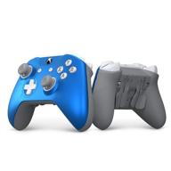 повысьте свою игровую производительность с мастерским контроллером scuf prestige custom - синий и серый v2 | xbox one, xbox series x, пк и мобильные устройства логотип