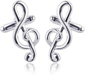 img 4 attached to Covink® Treble Cufflinks French Silver
