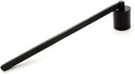 black stainless steel polished candle snuffer by yeson - safely extinguish wick and enhance candle safety логотип