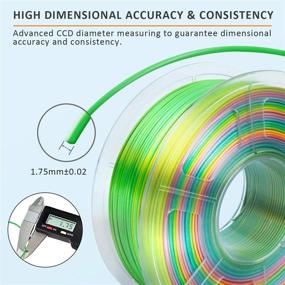 img 3 attached to 🌈 SUNLU Rainbow Filament: Enhanced Multicolor Gradient