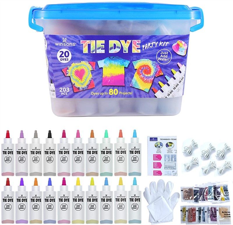 One Step Tie Dye Kit Powder, MAXSHOP Fabric Paint for Clothes Permanent No  Heat, Party Tie Dye Kit for Kids and Adults, DIY Clothes Supplies User  Friendly Dye for Creative (5 Colors