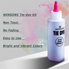 img 2 attached to 🎨 WINSONS Tie Dye Kit: Vibrant 20 Color Permanent Fabric Dye Art Set for Kids & Adults - School, Parties, DIY Fun & Creative Group Activities - Ideal as Homemade Gifts