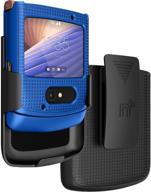 case with clip for motorola razr 5g flip phone logo