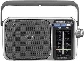 img 3 attached to 📻 Panasonic RF-2400D AM/FM Radio: Enhanced Sound Quality in Sleek Silver/Grey Design