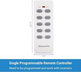 img 2 attached to DEWENWILS HRLS13A-R Single Remote Controller - Programmable and Receiver-Free