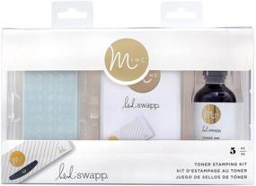 img 1 attached to 🖌️ Heidi Swapp MINC Stamping Kit - Set of 5, US: One Size