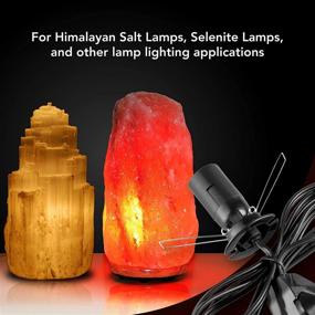 img 3 attached to 🔌 HemingWeigh 18 AWG Lamp Cord Replacement: Enhance Your Himalayan Salt, Lava, Rock, and Crystal Salt Lamp Experience with our 6-foot Cord!