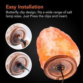 img 1 attached to 🔌 HemingWeigh 18 AWG Lamp Cord Replacement: Enhance Your Himalayan Salt, Lava, Rock, and Crystal Salt Lamp Experience with our 6-foot Cord!