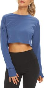 img 4 attached to Mippo Womens Sleeve Basic Pullover