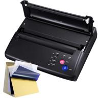 🖨️ jconly tattoo transfer stencil machine with 100 transfer paper - enhanced thermal copier printer for tattoo stencils kit with bonus transfer paper… logo