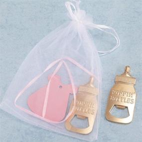 img 2 attached to Yuokwer 24 Pack Poppin Bottle Shaped Bottle Opener - Perfect Party Favors for Baby Showers, 1st Birthdays, Weddings & More in Pink (24)