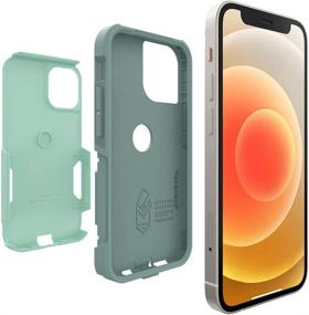 img 1 attached to 📱 Улучшенная SEO: Чехол OtterBox Commuter Series для iPhone 12 Mini - Оушен Уэй (Аква СЕЙЛ/Аквифер)