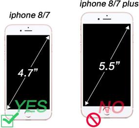 img 2 attached to 📱Чехол для iPhone SE 2020 ZVE для Apple iPhone 8/7, чехол-кошелек с карманом для кредитных карт, сумка-портмоне с молнией и ремнем на запястье, ударопрочный чехол для iPhone 7/8/SE 2020 (4,7 дюйма), черный.