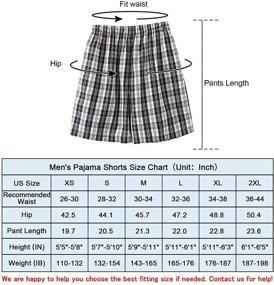 img 3 attached to 🩳 Comfortable HomyComy Pajama Shorts: High-Quality Cotton Sleepwear for Men's Sleep & Lounge