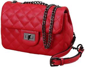 img 4 attached to 👜 Plergi Genuine Crossbody Lightweight Cellphone Women's Handbags & Wallets: Stylish Convenience in Crossbody Bags