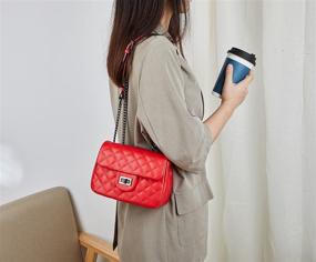 img 3 attached to 👜 Plergi Genuine Crossbody Lightweight Cellphone Women's Handbags & Wallets: Stylish Convenience in Crossbody Bags