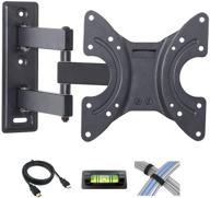 📺 atlantic full motion tilt-swivel tv wall mount: fits 26-42 inch flat screen tvs + 6 ft hdmi cable, cable ties, and leveler [pn63607148] logo