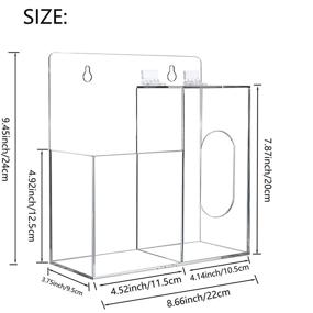 img 3 attached to Aphbrada Dispenser Countertop Compartment Disposable