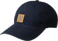 carhartt men's canvas cap: 🧢 durable and stylish headwear for every occasion logo