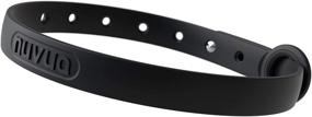 img 2 attached to 🐱 Nuvuq Black Pepper Soft and Lightweight Cat Collar with Safety Button for Optimal Comfort