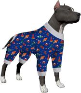 lovinpet dog rocket pajamas | space rocket and spaceship navy prints | lightweight big dogs pullover | full coverage large breed dog pjs | large dog onesie jumpsuit | large dog jamammies логотип