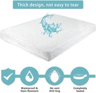 🛏️ bedecor twin mattress bag cover - 5 mil heavy duty, dustproof & waterproof - protects mattress during moving or storage, ensuring long-term preservation logo