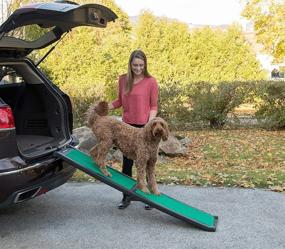 img 3 attached to 🐾 Optimize Your Pet's Journeys with Pet Gear's Travel Lite Ramp: Enhanced with supertraX Surface for Superior Traction! Explore Our 4 Variant Selections, with Length of 66 in. and Remarkable Support of 150-200 lbs, to Discover the Perfect Match for Your Beloved Pet