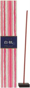 img 1 attached to 🍑 Nippon Kodo Kayuragi White Peach Incense - Fragrance Delight in 40 Sticks