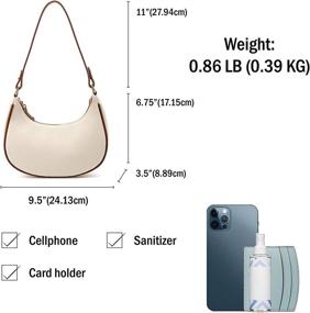 img 2 attached to Scarleton Small Crossbody Bag for Women - Stylish Handbags, Purses & Shoulder Bag, H2078