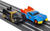 🏎️ ultimate scalextric justice superman battery powered for fast racing fun! logo