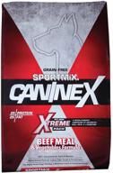 🐶 sportmix caninex beef meal and vegetables grain-free dry dog food: premium 40 lb. formula logo