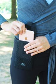 img 1 attached to 🏃 Running Buddy - Buddy Pouch Mini Plus+: The Ultimate Belt-Free Magnetic Storage Companion for Running, Fitness, and Travel