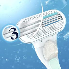 img 2 attached to Get Smooth & Sensitive Skin with Gillette Venus Women's Razor - 1 Handle + 4 Refills