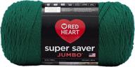 🧶 red heart super saver jumbo yarn in paddy green - extra large skein for all your crafting needs! logo