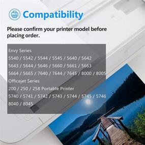 img 3 attached to 🖨️ GREENCYCLE Remanufactured HP 62XL 62 XL C2P05AN Ink Cartridge Replacement for Envy 5540 5640 5660 7644 7645 OfficeJet 5740 8040 OfficeJet 200 250 Series Printer (Black, 2 Pack)