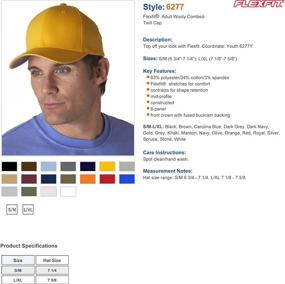 img 1 attached to 🧢 Flexfit 6277 Twill Cap - Enhanced SEO
