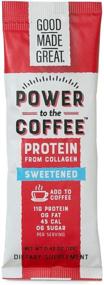 img 3 attached to Collagen Protein Coffee Mix Grass Fed Sports Nutrition for Protein