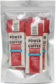 img 4 attached to Collagen Protein Coffee Mix Grass Fed Sports Nutrition for Protein