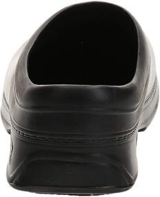 img 2 attached to 👞 Skechers Work Men's Balder Black Shoes – Mules & Clogs for Men