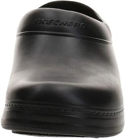 img 3 attached to 👞 Skechers Work Men's Balder Black Shoes – Mules & Clogs for Men