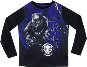 img 3 attached to Ultimate Marvel Boys' Black Panther Pajamas - Embrace the Wakandan Spirit!