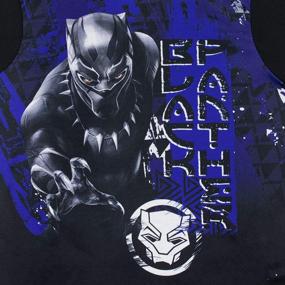 img 2 attached to Ultimate Marvel Boys' Black Panther Pajamas - Embrace the Wakandan Spirit!